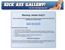 Tablet Screenshot of kickassgallery.com